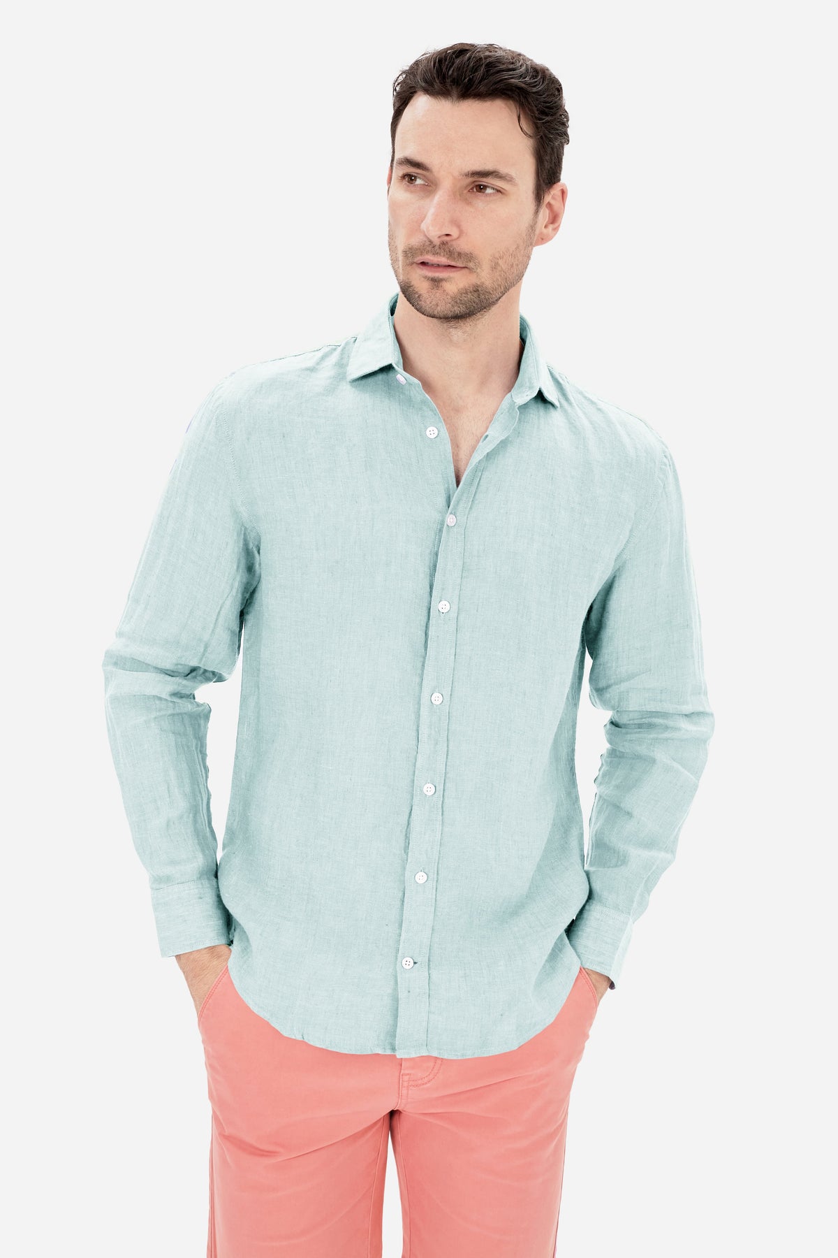 camisa 100%lino