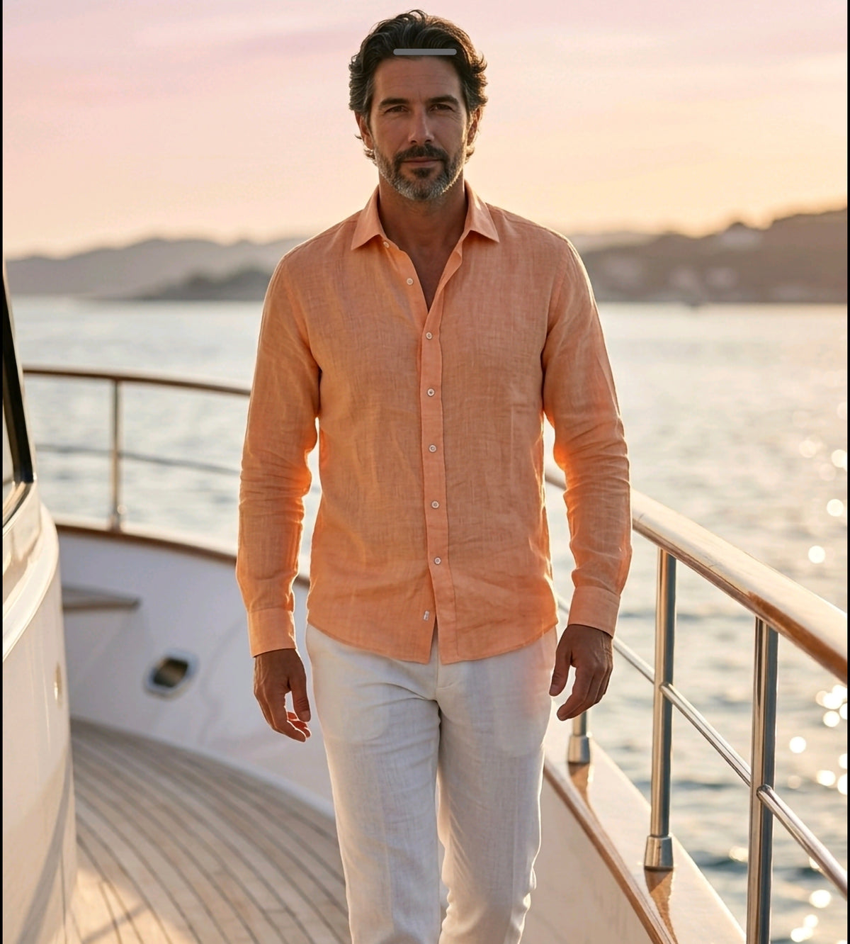 camisa 100%lino